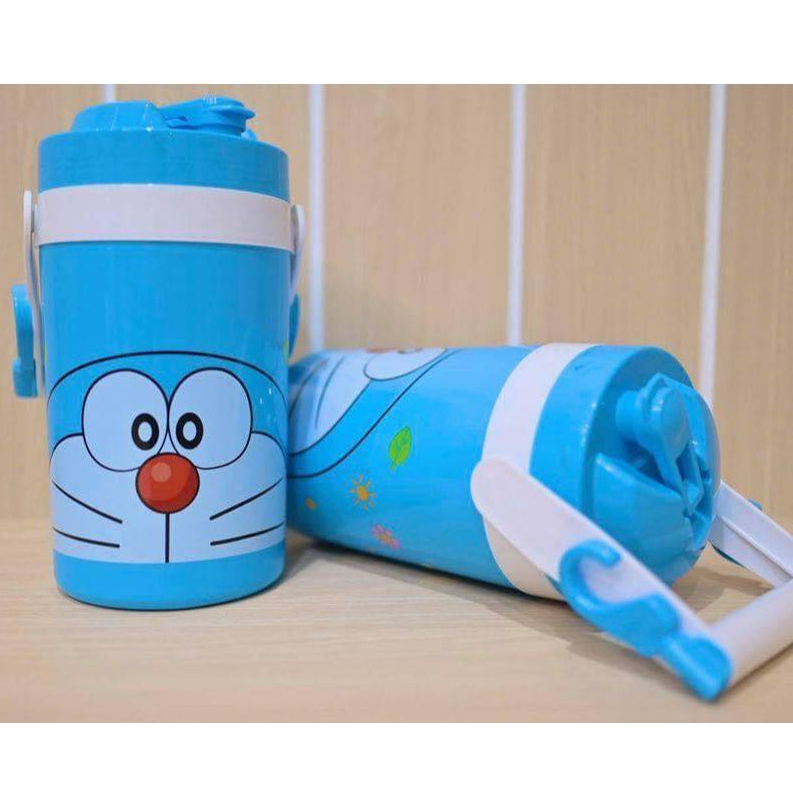 สินค้าพร้อมจัดส่ง กระติกน้ำ กระติกน้ำลายโดเรม่อน ความจุ 2.8 ลิตร สินค้าลิขสิทธิ์แท้