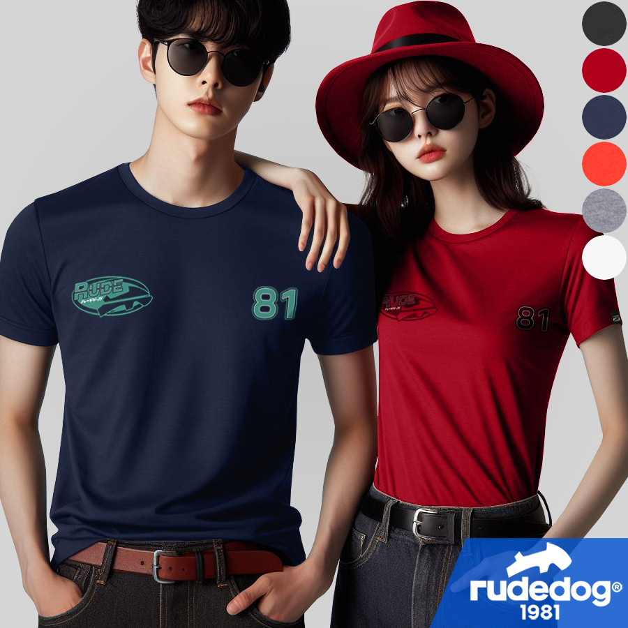 rudedog® เสื้อยืดผู้ชาย เสื้อยืดผู้หญิง รุ่น SKIPPER ของแท้ 100% รู้ดด็อก