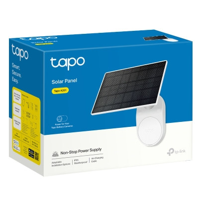 Tapo A201 Solar Panel แผงไฟโซล่าเซลล์ ใช้คู่กับ TAPO C425/C420/C400/C410 แผงโซล่าเซลล์ใช้ชาร์ทไฟ Ip 