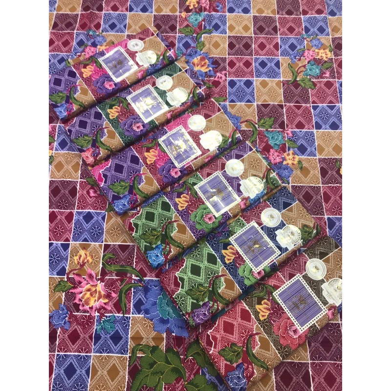 ผ้าถุงตราเพชร ผ้านุ่งสีสวย ลายมาใหม่ตลอด ผ้าไม่ลื่น เย็บแล้ว มีราคาส่ง