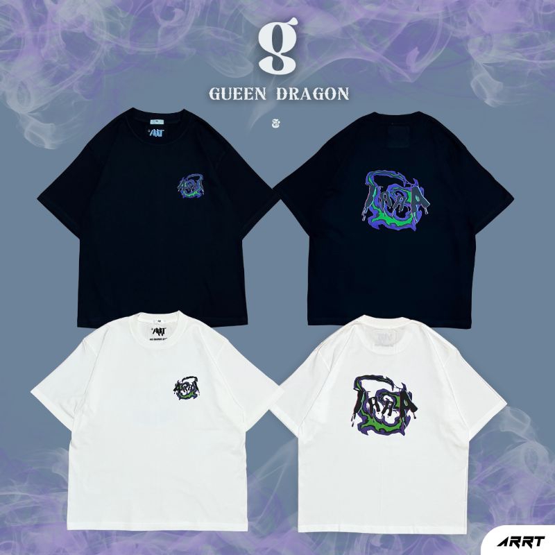 [ ARRT ] - เสื้อยืด Oversize ลาย QUEEN DRAGON