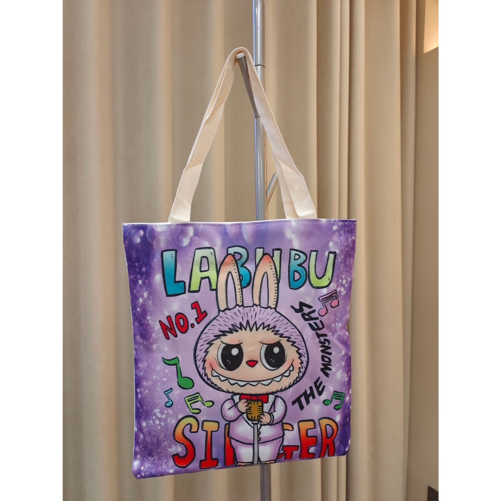 กระเป๋าผ้า ลายน่ารัก มีซิปข้างใน มี16ลายให้เลือก