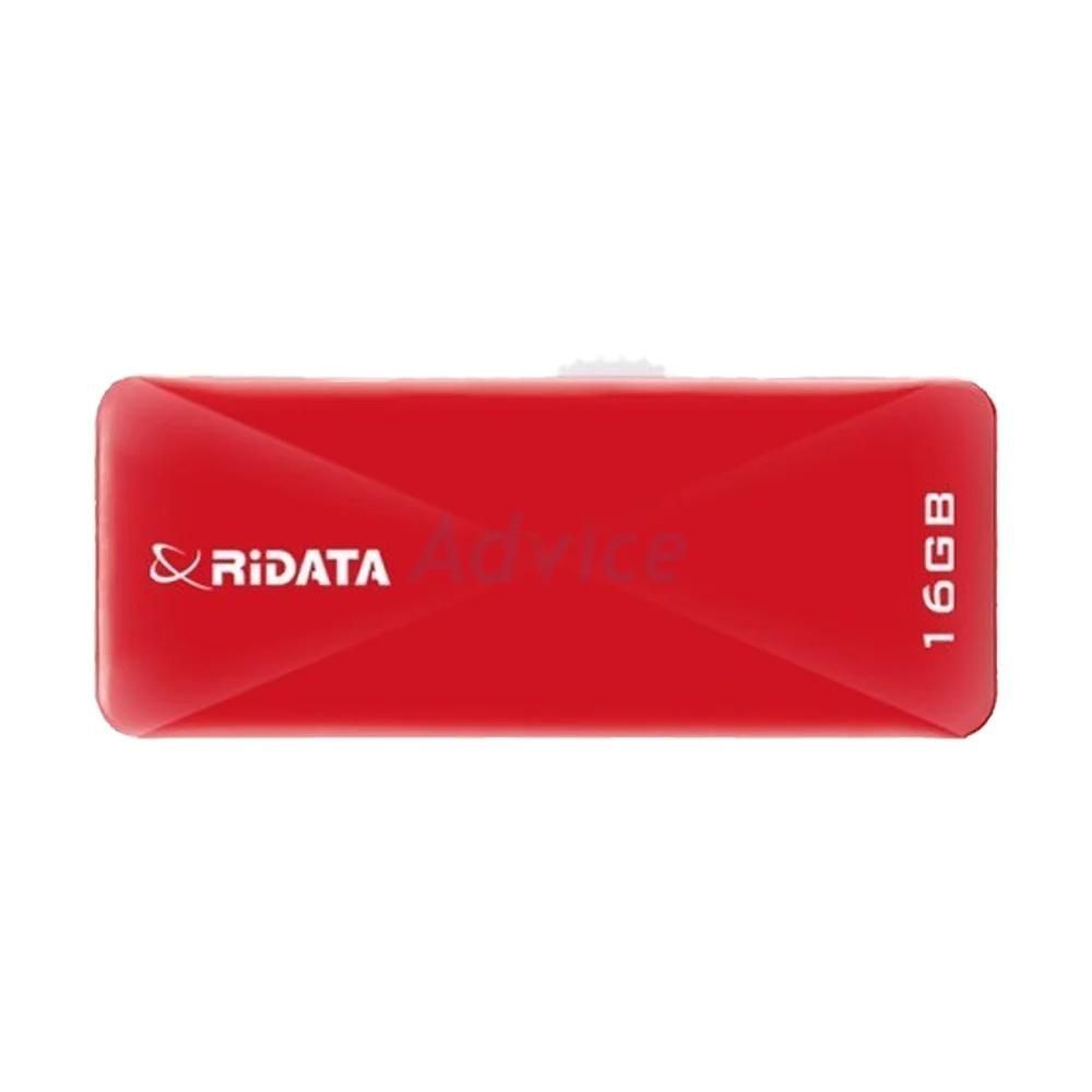 (พร้อมส่ง) RIDATA (CUBE) Flashdrive 16GB Red, Black/Red 32GB (คละสี)