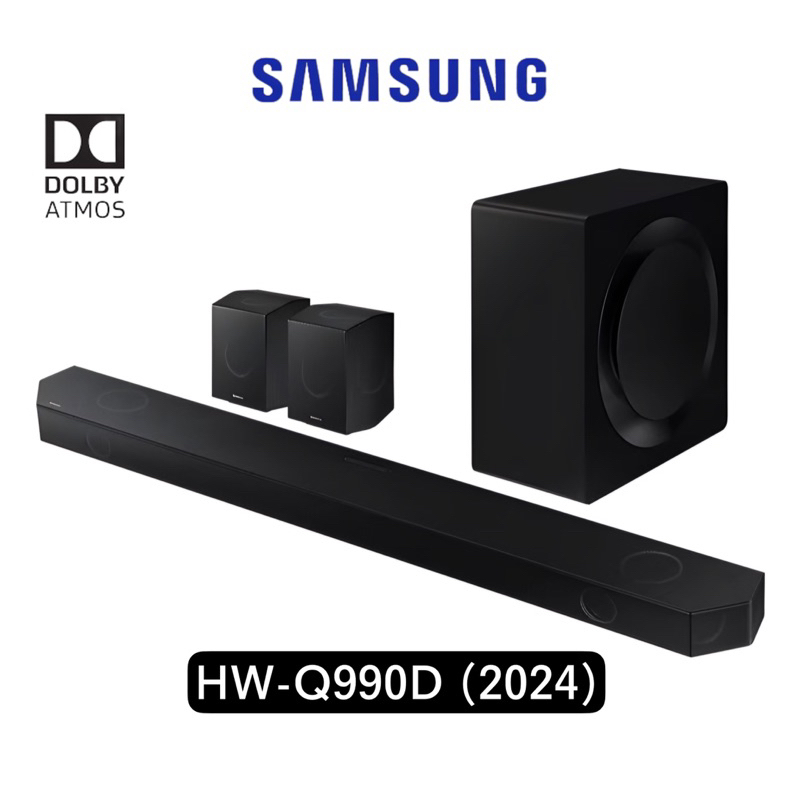 Samsung  soundbar Q990D (True 11.1.4 CH ) รุ่น HW-Q990D/XT  Dolby Atmos (NEW 2024)