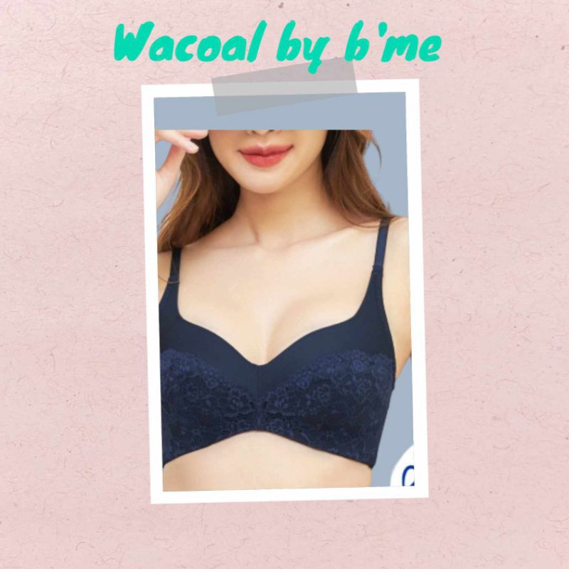 Wacoal by b'me สีดำลายลูกไม้