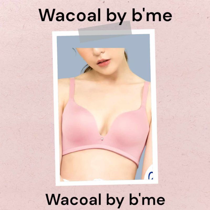 Wacoal by b'me สีชมพู สีดำ