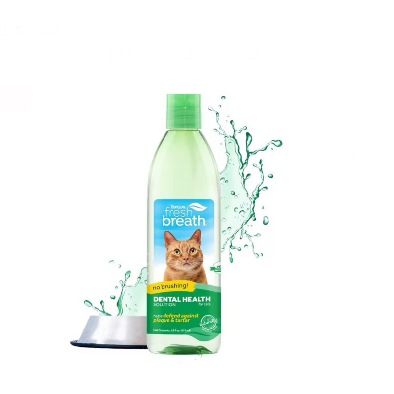 Freshbreath water for cat 8 ออนซ์ ช่วยป้องกันคราบพลัคและหินปูน