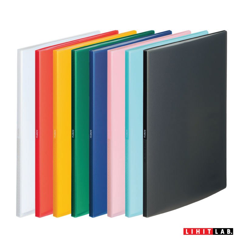 แฟ้มโชว์เอกสาร 20 ซอง (LIHIT Soeru Clear Book A4) N-8101