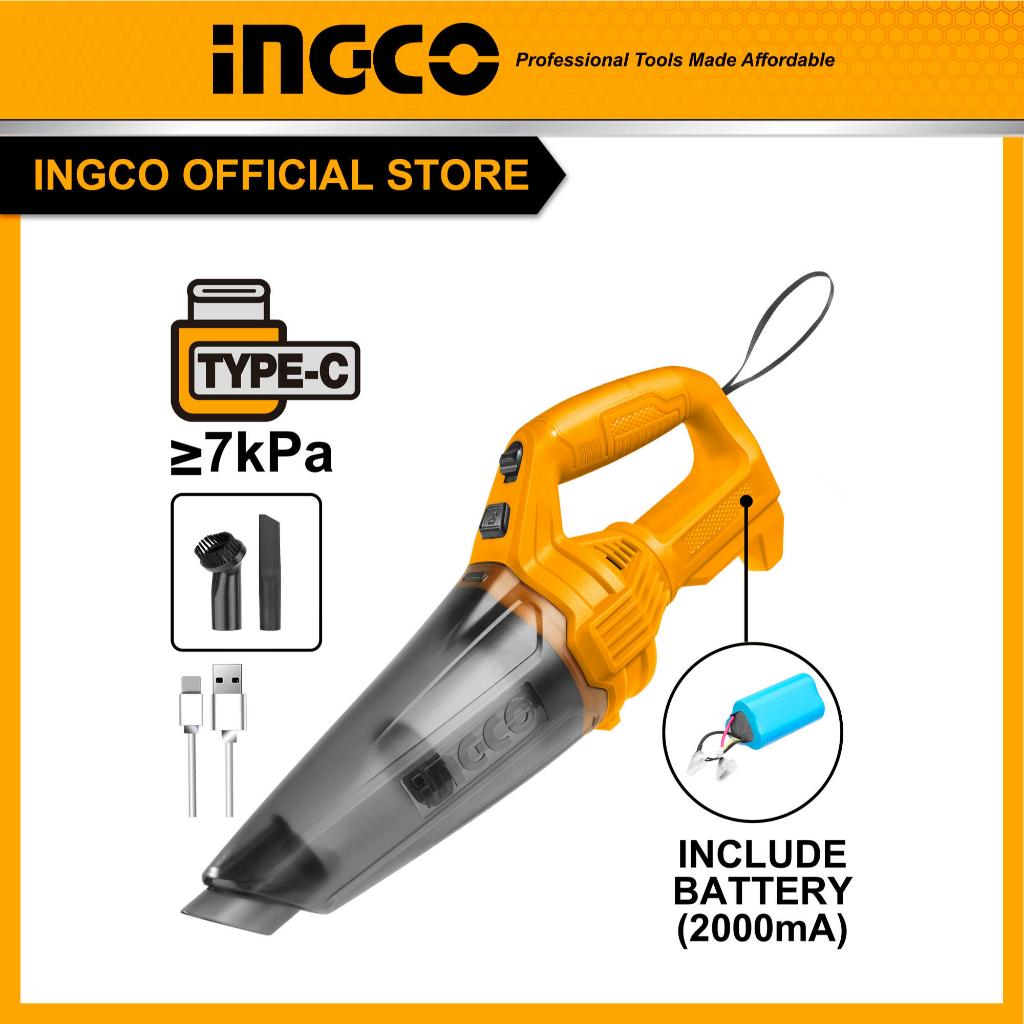 INGCO เครื่องดูดฝุ่น 12V รับประกัน 2 ปี CVLI2026 ดูดฝุ่น เก็บฝุ่น