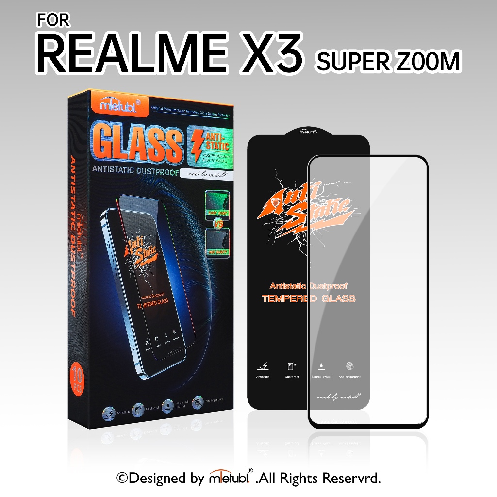 กระจกนิรภัย ฟิล์มไฮโดรเจล Mietubl FOR REALME X3 SUPER ZOOM เต็มจอ