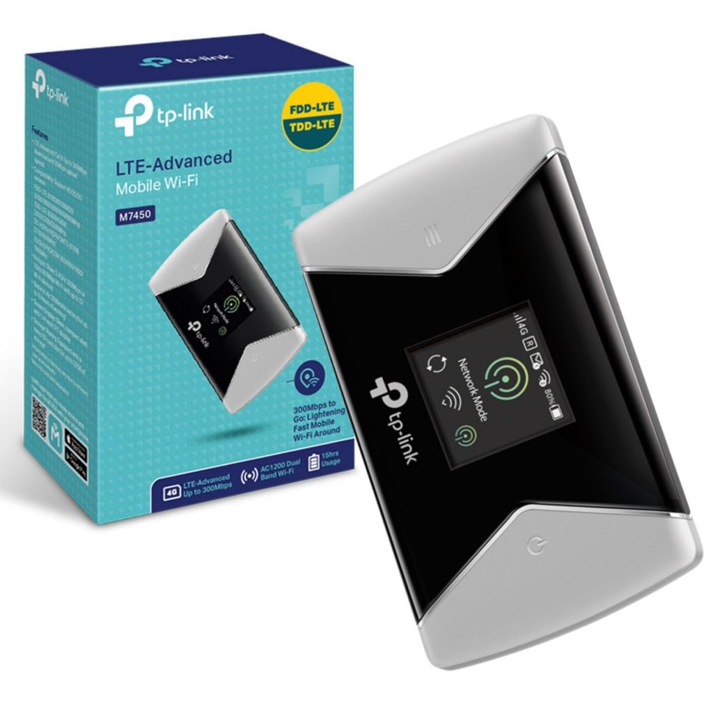 TP-LINK M7450 300 Mbps LTE-Advanced Mobile Wi-Fi