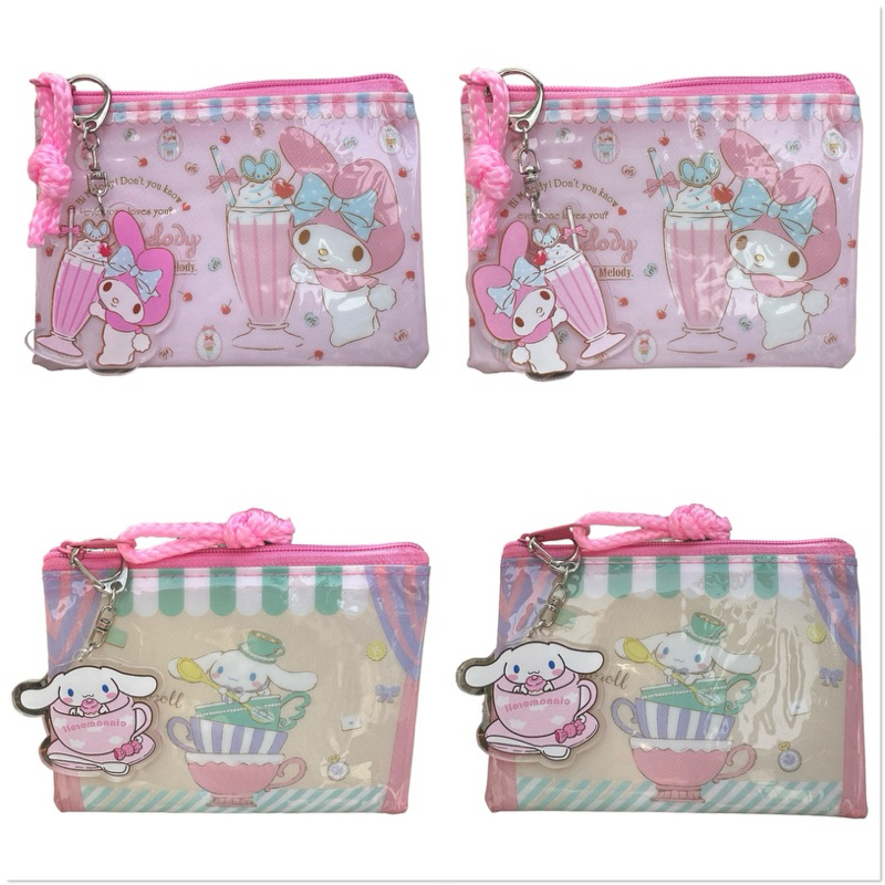 กระเป๋าสตางค์ ใส่เหรียญ Sanrio ซองซิปลายการ์ตูน ซองใส่ตังค์ 🍭🎀