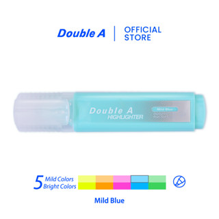 Double A ปากกาเน้นข้อความ Flat Highlighter จำหน่าย 1 ด้าม