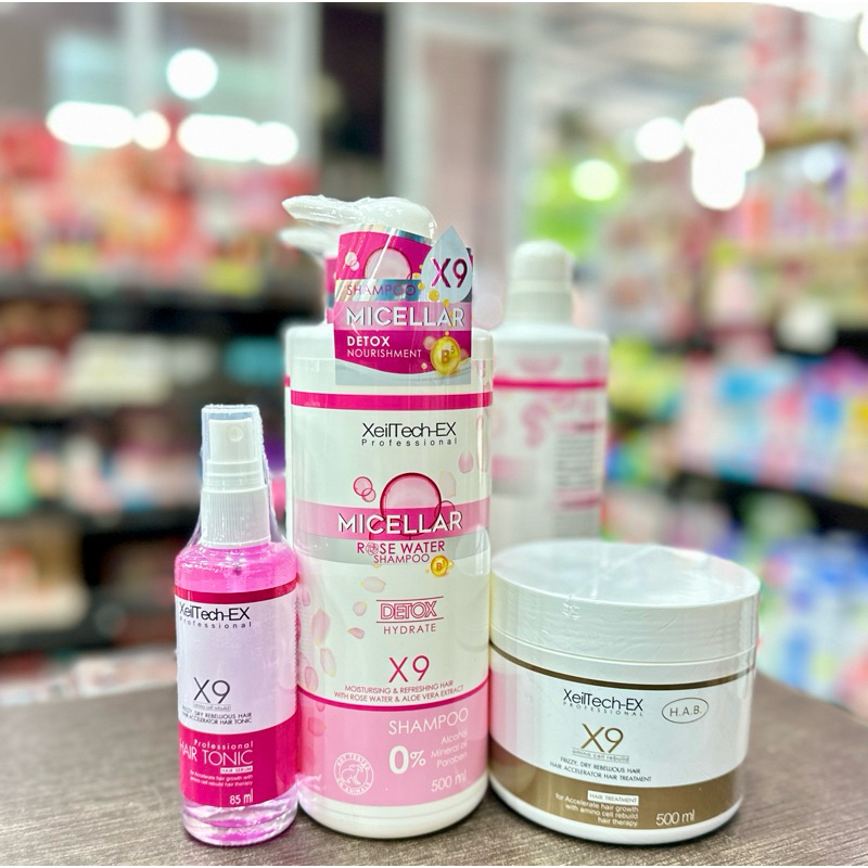 XeilTech-EX Micellar Rose water shampoo 500 ml.