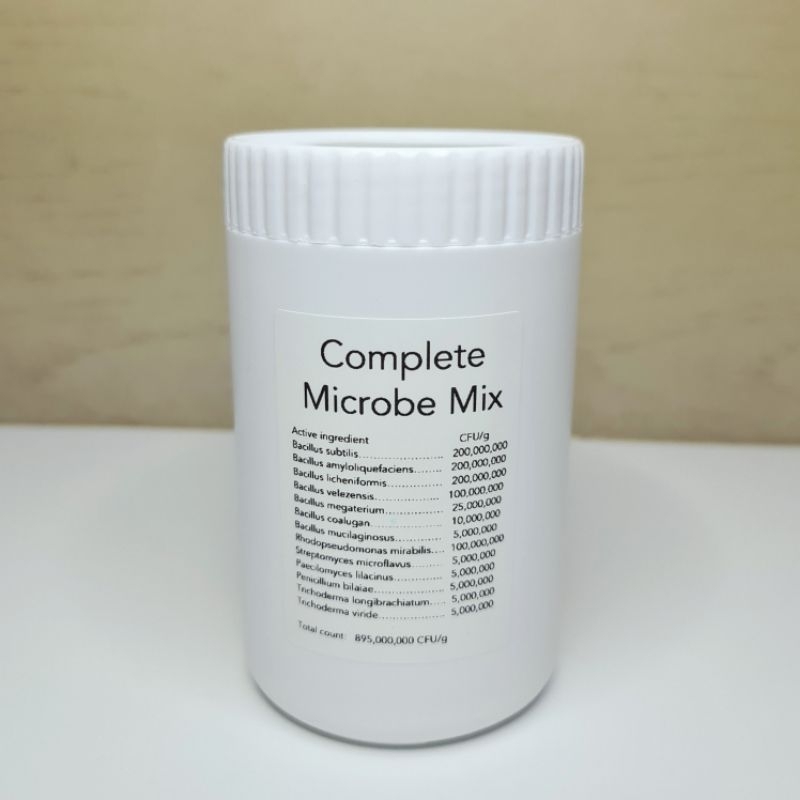 ผงจุลินทรีย์รวม [1พันล้าน โคโลนีต่อ 1กรัม] Complete Microbe Mix [1 billion CFU/g] (13 types of beneficial microbes) PGPM