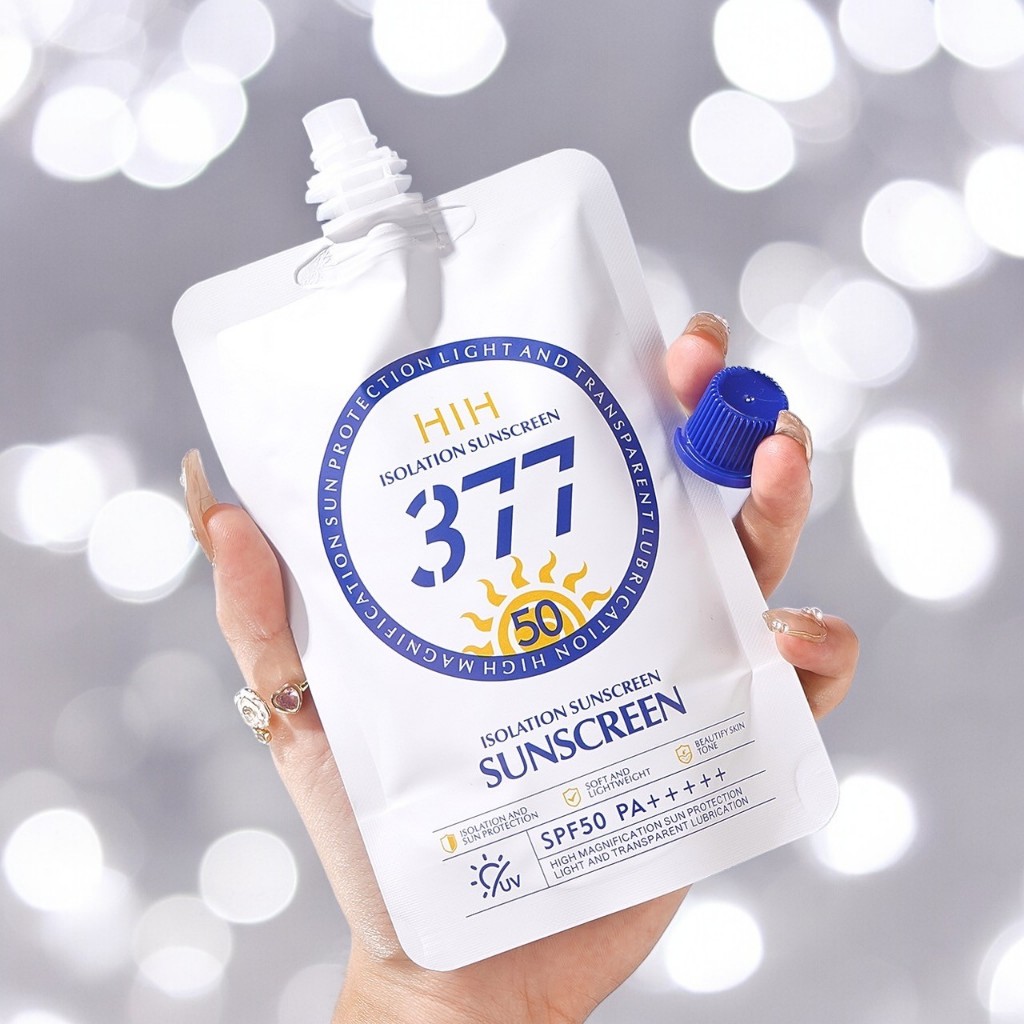 HIH ISOLATION SUNSCREEN 377 ครีมกันแดด SPF50 PA+++++  ติดทนดี