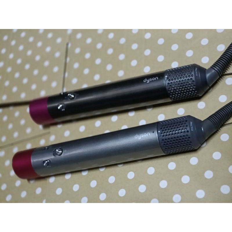 **มือสอง ตัวเครื่อง แกนม้วนผม DYSON HS01 COMPLETE NICKEL/FUCHSIA