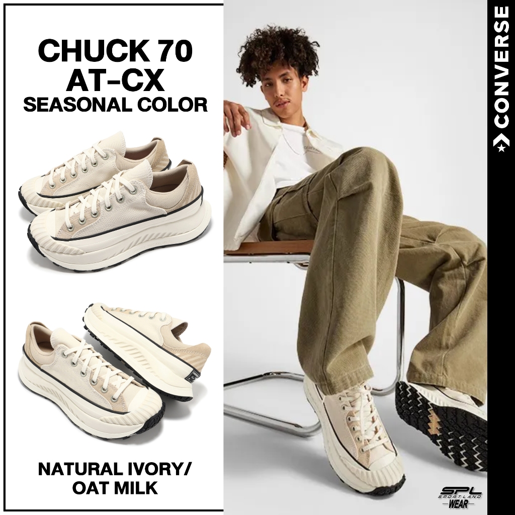 Converse คอนเวิร์ส รองเท้าผ้าใบ รองเท้าลำลอง UX Chuck 70 AT-CX OX A08753CUU4CMMC (3800)