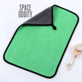 ผ้าไมโครไฟเบอร์ 3D ขนาด 400แกรม 30X30 CM เกรดพรีเมี่ยม หนานุ่ม ซับน้ำไว ผ้าทำความสะอาด ผ้าอเนกประสงค์เช็ดโต๊ะ