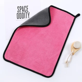 ผ้าไมโครไฟเบอร์ 3D ขนาด 400แกรม 30X30 CM เกรดพรีเมี่ยม หนานุ่ม ซับน้ำไว ผ้าทำความสะอาด ผ้าอเนกประสงค์เช็ดโต๊ะ