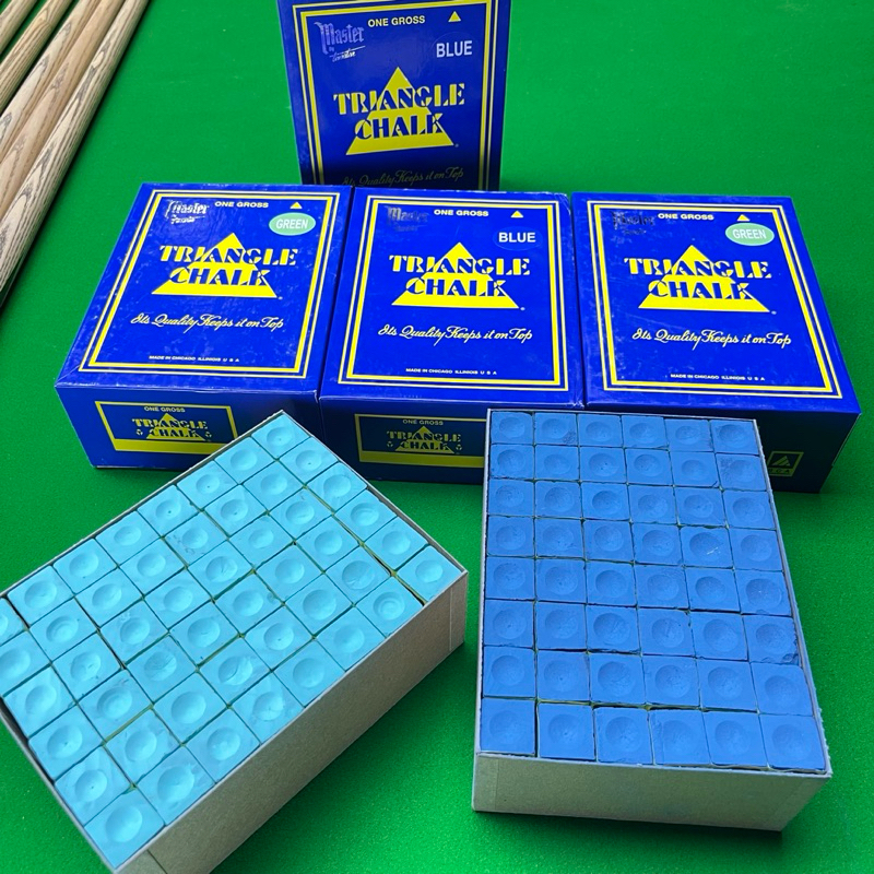 ชอล์คฝนหัวคิว Triangle chalk ชอล์คไทแองเจิ้ลแท้แน่นอน ก้อนละ80 บาท