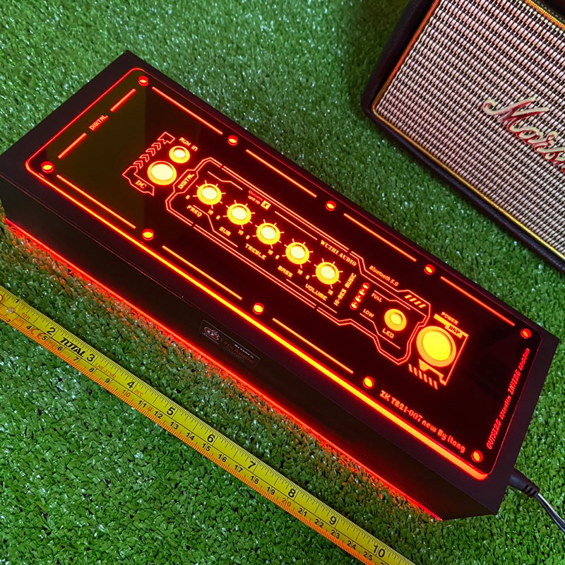 แผ่นเพลท TB21 TB21f ดำเงา ลำโพงบลูทูธdiy 22cm x 5cm 1ชิ้น (ลาย007)