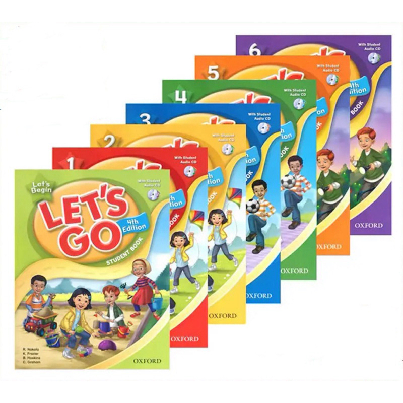 หนังสือเรียน Let’s Go 4th Edition แบบฝึกหัด พร้อม cd ประถม ป.1-ป.6 Oxford