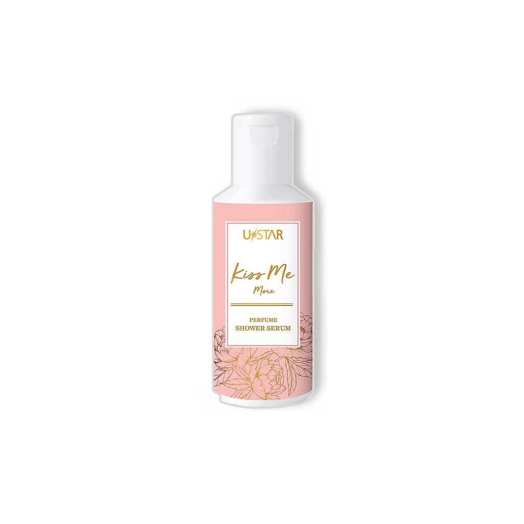 USTAR KISS ME MORE PERFUME SHOWER SERUM (00666) ครีมอาบน้ำยูสตาาร์ คิส มี มอร์