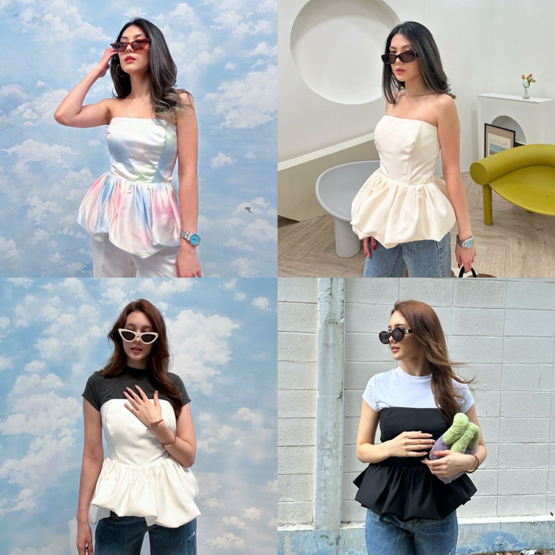 🏷️ALOT Balloon เสื้อเกาะอก เสื้อบอลลูน พองๆ น่ารัก