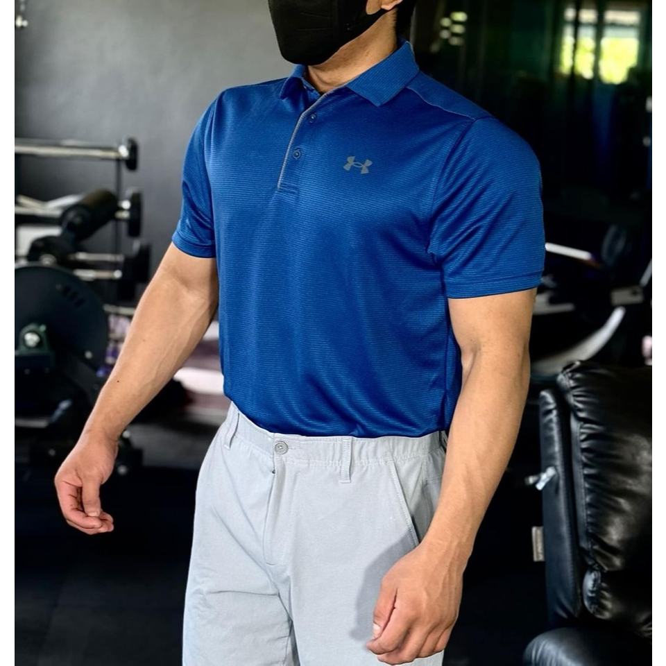 Men's UA Tech Polo สีน้ำเงิน