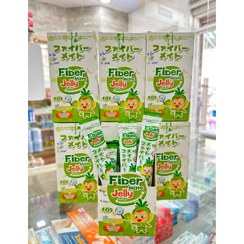 Fiber Mate Jelly Strip ไฟเบอร์เมท เจลลี่ กล่องละ 10 ซอง