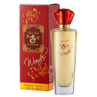 (ส่งจากแบรนด์โดยตรง) BONSOIR ขายดีเบอร์หนึ่ง น้ำหอมผู้หญิง รุ่น PASSY 105 ML กลิ่น WONDER หอมหวาน วนิลา เบอร์รี่ สดชื่น