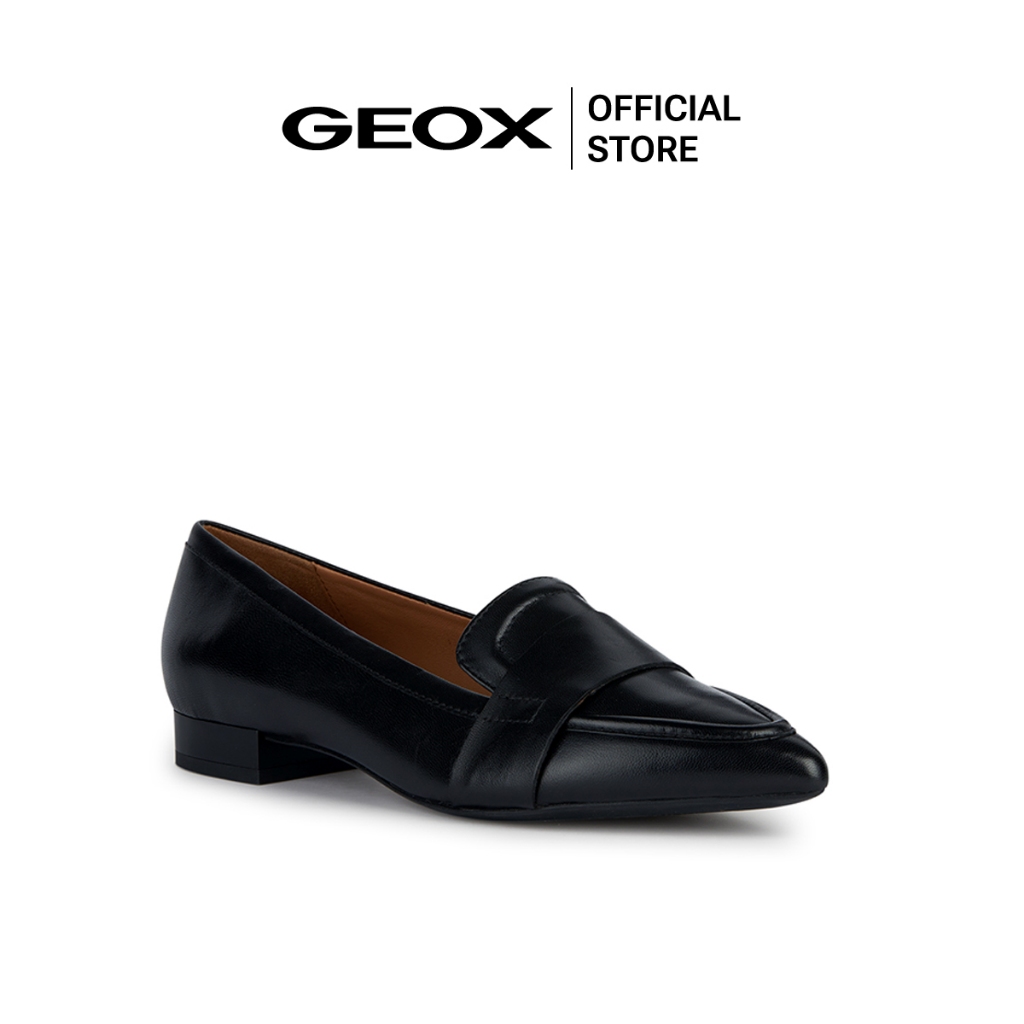 GEOX รองเท้าหนังผู้หญิง รุ่น D CHARYSSA D - BLACK FW23 (D359BDC9999F_H3BKXX)