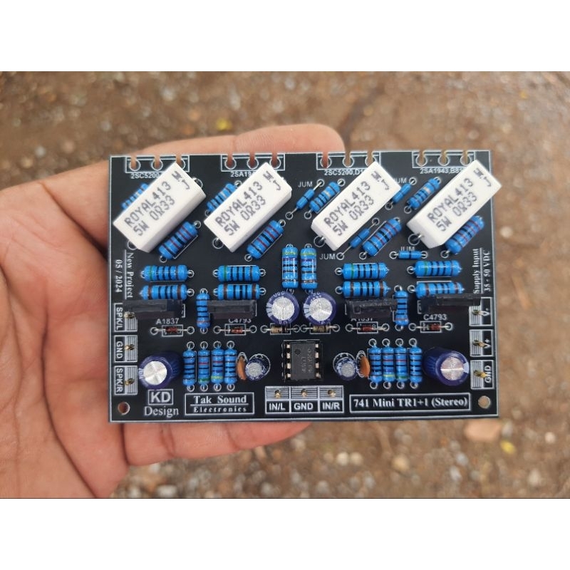 ชุดโมดูล741มินิ2024 แบบสเตอริโอ