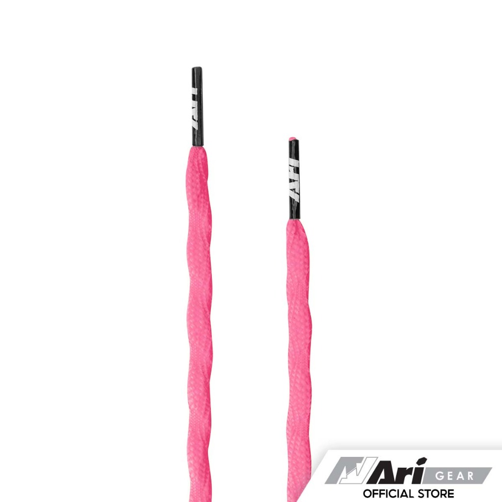 ARI TWIST SHOELACES - PINK เชือกรองเท้า อาริ TWIST สีชมพู