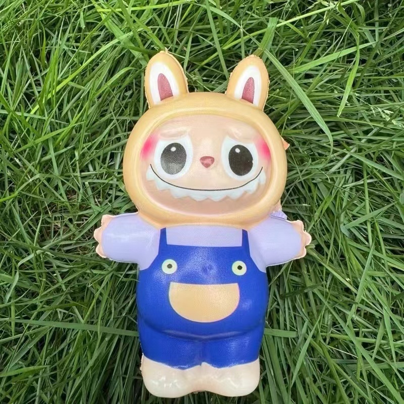 ของเล่นบรรเทาความเครียด สกุชชี่ลาบูบู้มาใหม่น่ารักทุกตัวของเล่นก๊อตจิ สกุชชี่บีบ เล่นผ่อนคลาย WJ-01 สำหรับเด็กและผู้ใหญ่ - รูปที่ 3