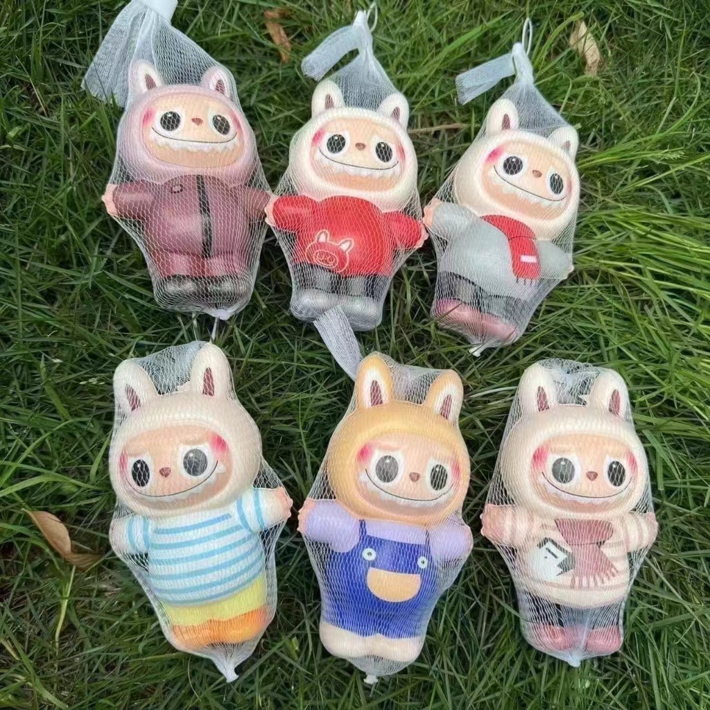 ของเล่นบรรเทาความเครียด สกุชชี่ลาบูบู้มาใหม่น่ารักทุกตัวของเล่นก๊อตจิ สกุชชี่บีบ เล่นผ่อนคลาย WJ-01 สำหรับเด็กและผู้ใหญ่ - รูปที่ 2