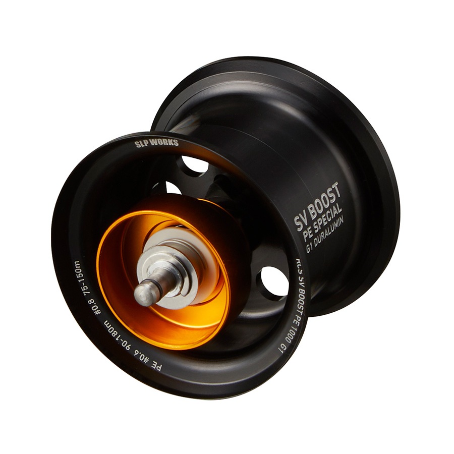 สปูนแต่ง [ DAIWA / SLP WORKS ] RCSB SV BOOST PE 1000 Spool G1 Black