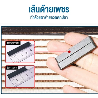ม่านกันยุงประตู ม่านแม่เหล็กกันยุง ไฟเบอร์กลาส แถบแม่เหล็ก 16คู่ 90X210/100X210cm ตีนตุ๊กแก ติดตั้งง่าย