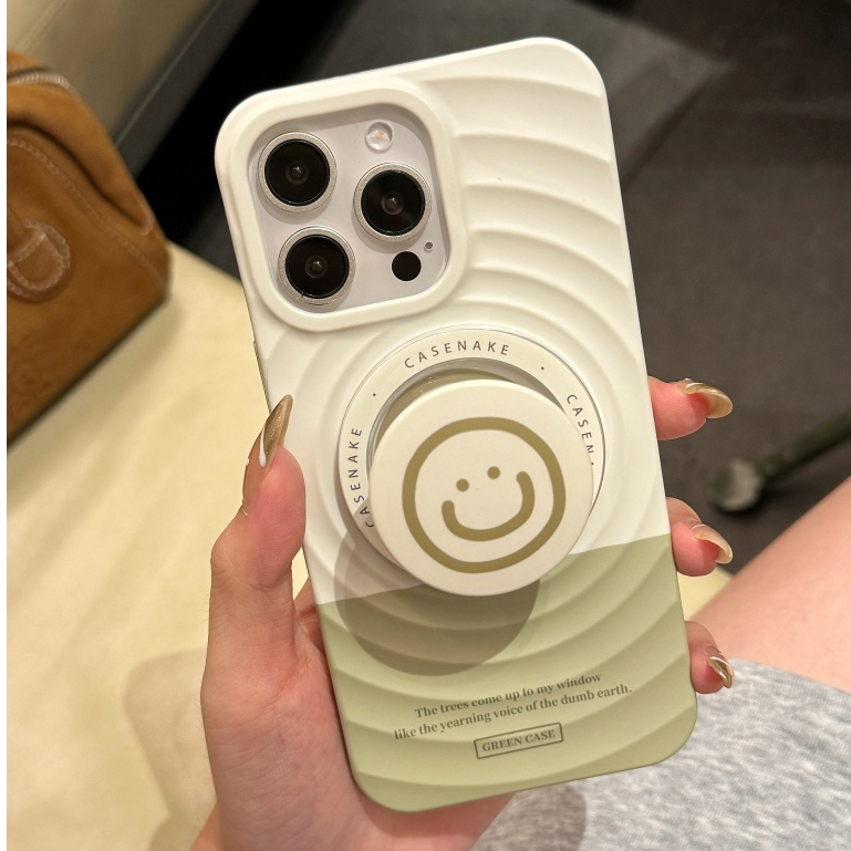 ใหม่ เคสป้องกัน iPhone 15 11 12 13 14 Pro Max ความนิยม เรียบง่าย แฟชั่น พกพาได้ กันตก iPhone แรงดึงดูดแม่เหล็ก