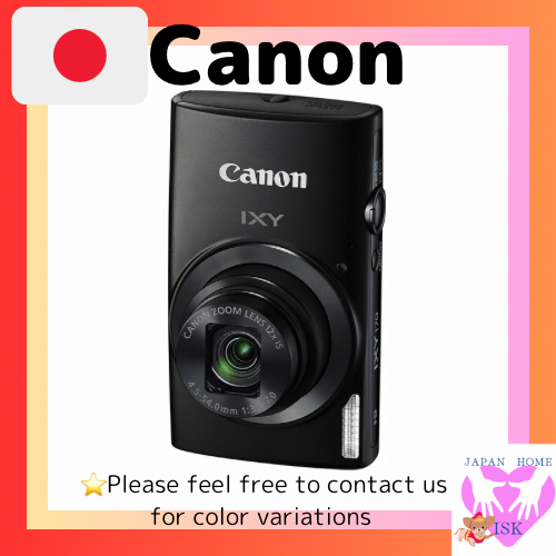 กล้องดิจิตอล Canon Ixy 170 Black 12X Optical Zoom Ixy170(Bk) ส่งตรงจากญี่ปุ่น กล้องญี่ปุ่นมือสอง
