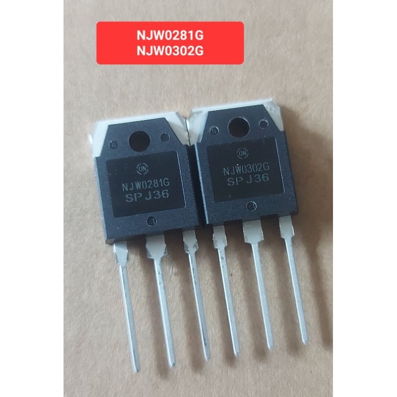 NJW0281G/NJW0302G 15Amp/250Volt(ราคาคู่ละ)