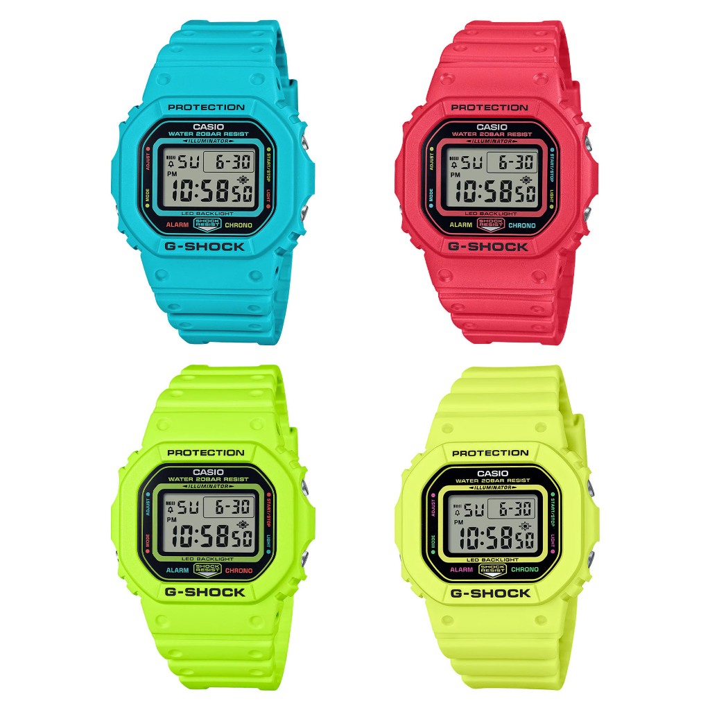 G-Shock นาฬิกาข้อมือผู้ชาย รุ่น DW-5600EP,GMD-S5600EP(DW-5600EP-9,DW-5600EP-4,GMD-S5600EP-9)