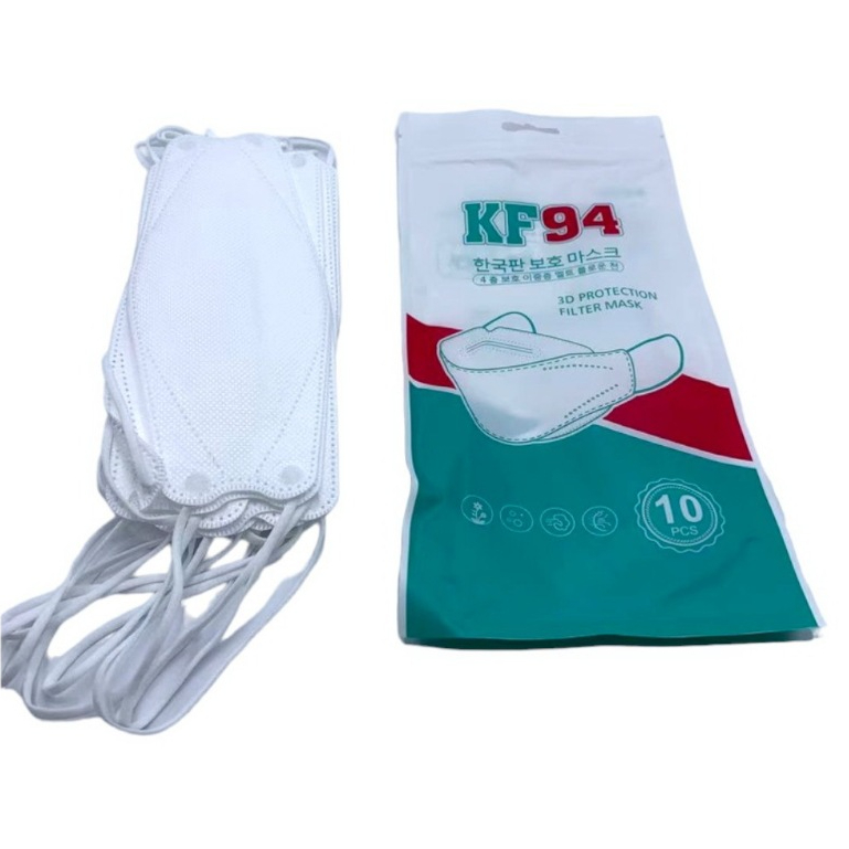 หน้ากากอนามัย แมสปิดปาก ขนาดบรรจุ 10 ชิ้น/1 แพ็ค KF 94 3DPROTECTION FILTER MASK