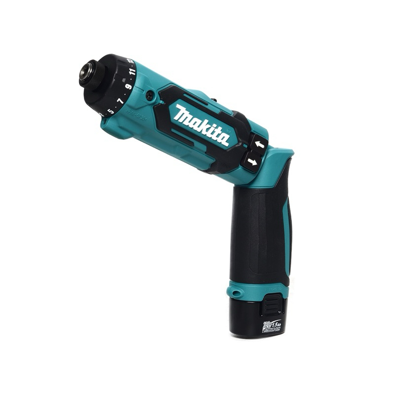MAKITA สว่านไขควงไร้สาย 7.2 โวลต์ ขนาด 3/16 นิ้ว รุ่น DF012DSE รวมแบตเตอรี่และแท่นชาร์จ