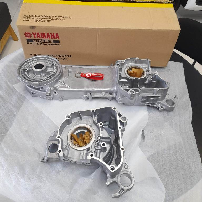 5TLE515011 แคร้งเครื่อง Mio Fino 2005-2012 แท้ YAMAHA 5TL-E5150-11 5VV