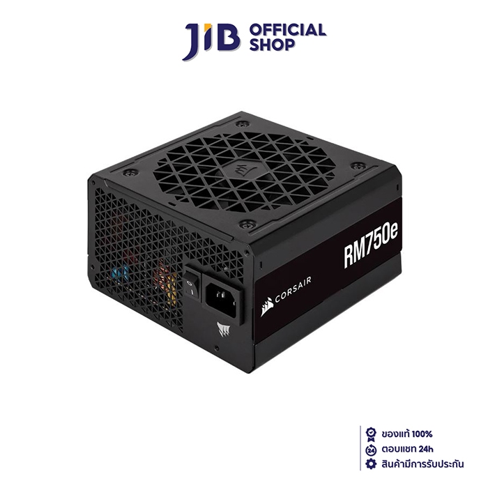 POWER SUPPLY (อุปกรณ์จ่ายไฟ) CORSAIR RM750E - 750W 80 PLUS GOLD (CP-9020248-NA) (ATX)