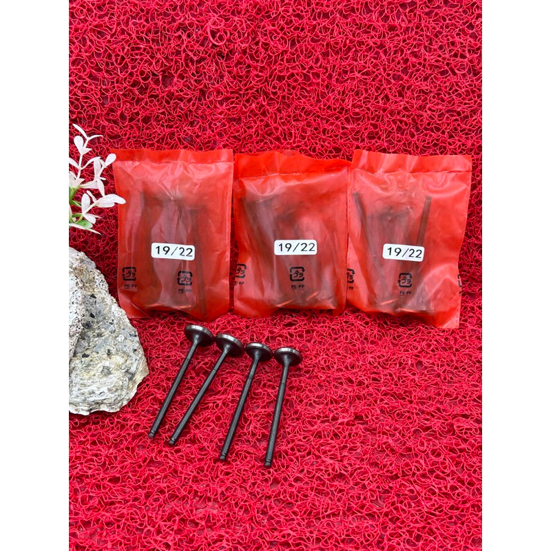 วาล์ว19-22ใส่ฝาสูบ4วาล์ว1ชุดมีวาล์ว4ตัวสำหรับใส่ฝาสูบ125/4วาล์ว