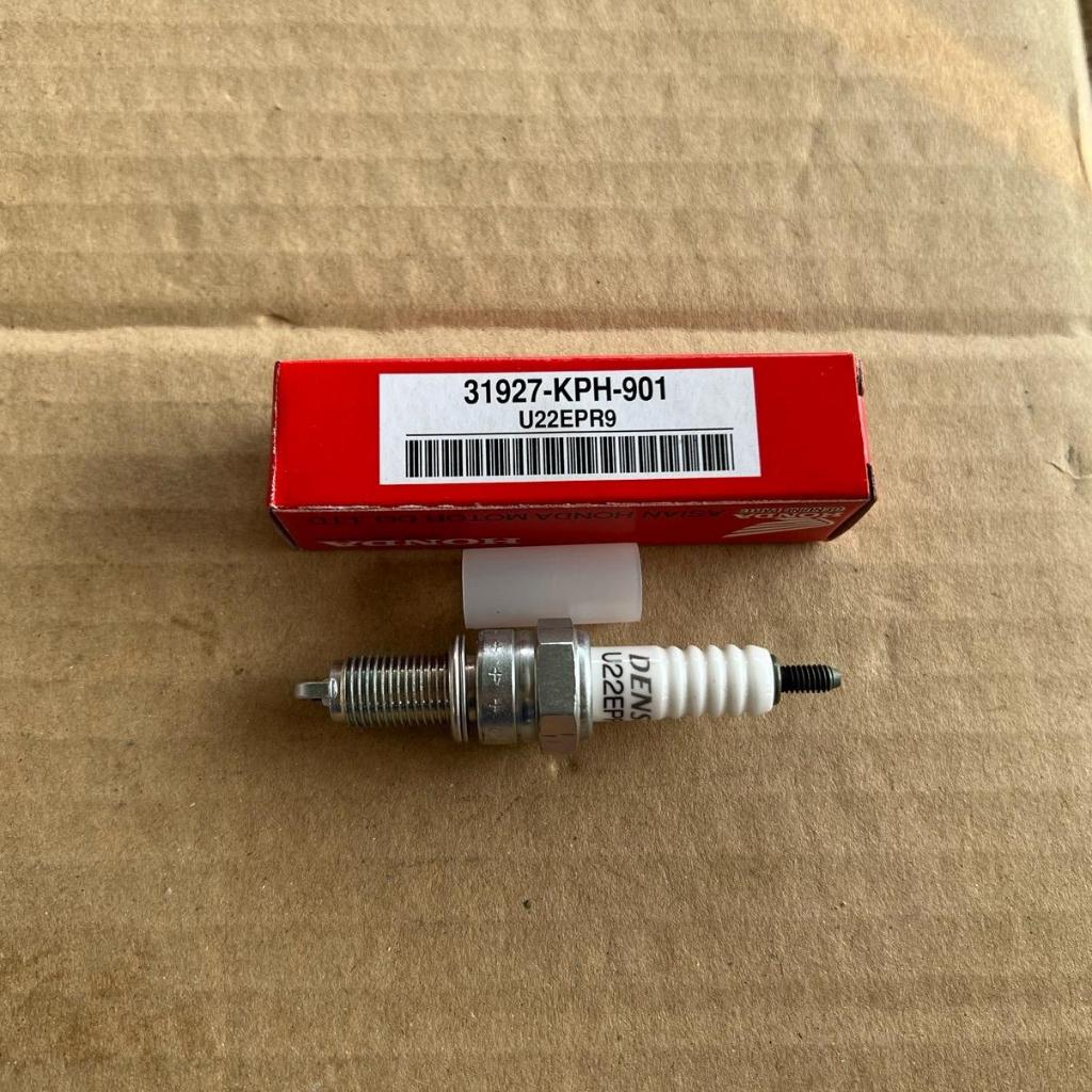 หัวเทียน (U22EPR9) W-125R/W-125S/W-125i บังลม / W-125i ปลาวาฬ ปี 2012-2020 (DENSO) ของแท้เบิกศูนย์ 3