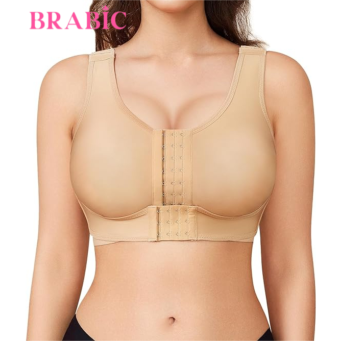 Brabic Suppprt Bra ซัพพอร์ตบรา สายรัดที่ถอดออกได้ ชุดชั้นในผ่าตัดเต้านม ศัลยกรรมพลาสติก S-2XL